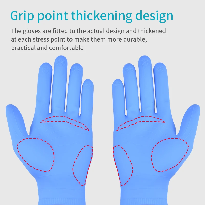 Amazon Hot Sell Resistant Dish Washing Kitchen Bathroom Cleaning Pet Clean Reusable Magic Silicone Glove