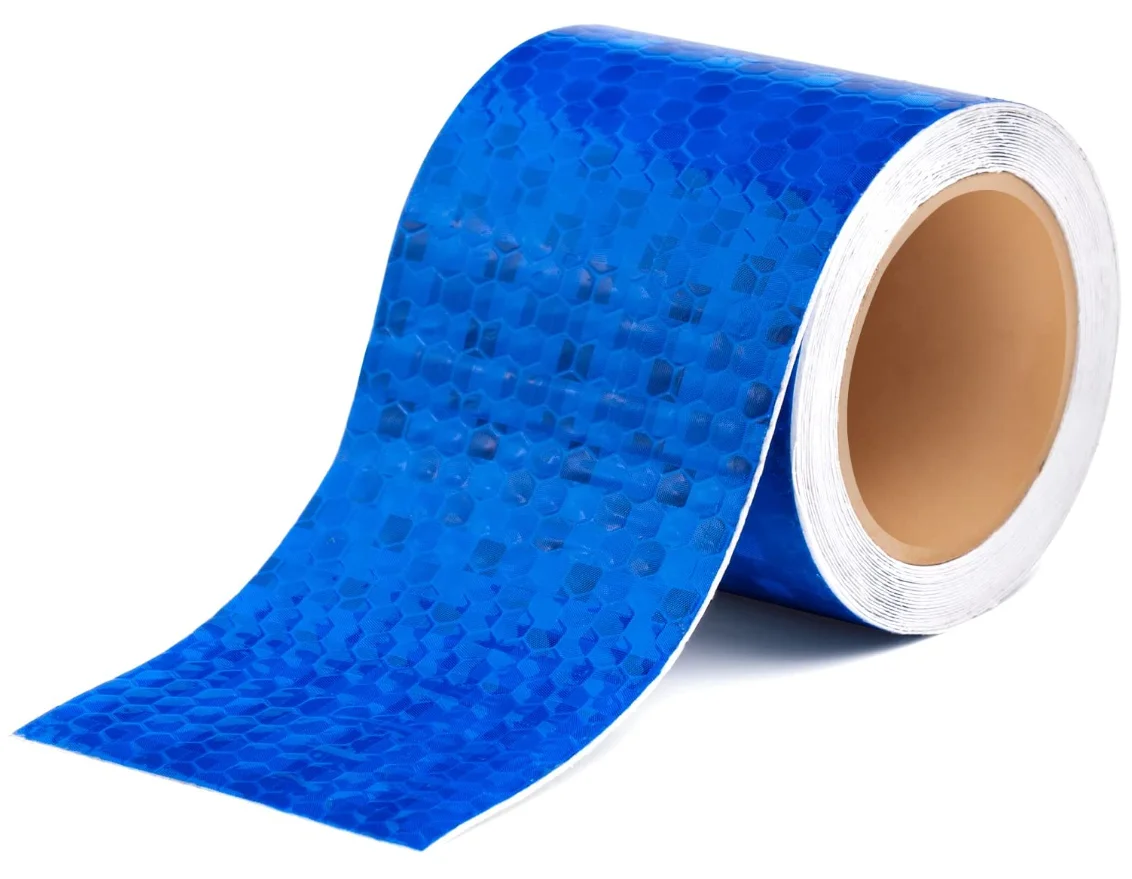 Wholesale High-Visibility PVC Honeycomb Reflective Tape for Enhanced Truck and Vehicle Safety