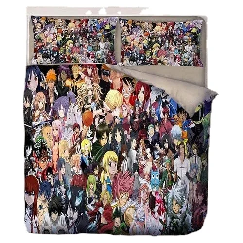 Luxurious 100% Cotton Duvet Cover Kids Twin Reversible Bedding Set with Zipper Closure - Comfortable, Fade Resistant