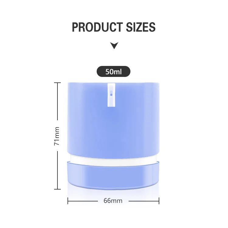 50g Lotion Pump Jar Face Cream Lotion Cosmetic Container Plastic Airless Pump Jars