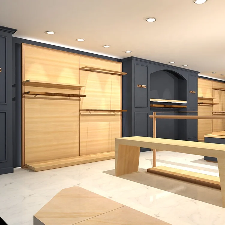 High End Retail Furniture Garment Shop Display Showcase Design Ladies Fashion Store Interior Design For Women Boutiques