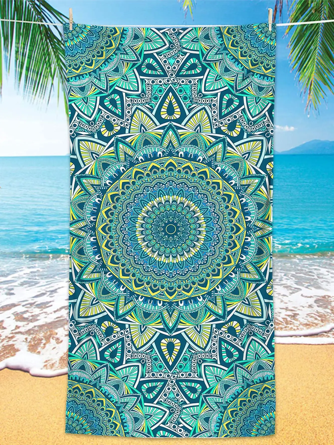 Sublimation Travel Beach Towel Printed Design Custom Beach Towel