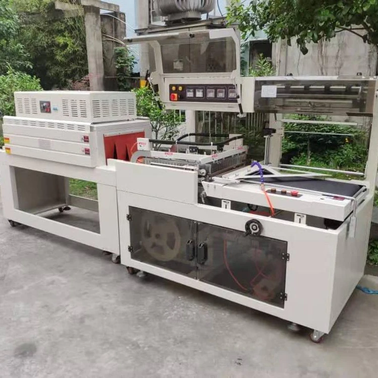 L Type Sleeve POF Shrink Wrapping Packaging Heat Sealing Machine For Business