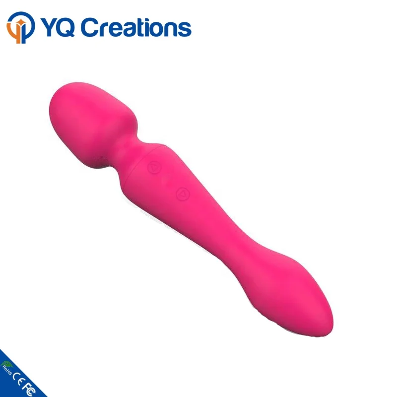 New Arrivals Sex Toy  Heating  Dual Motor Vibrator Rechargeable  Wand Massager