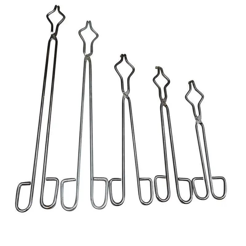 Щипцы, держатель тигеля, стакан, круглые щипцы для печи, ручка из нержавеющей стали, длина 16 дюймов, 40 см