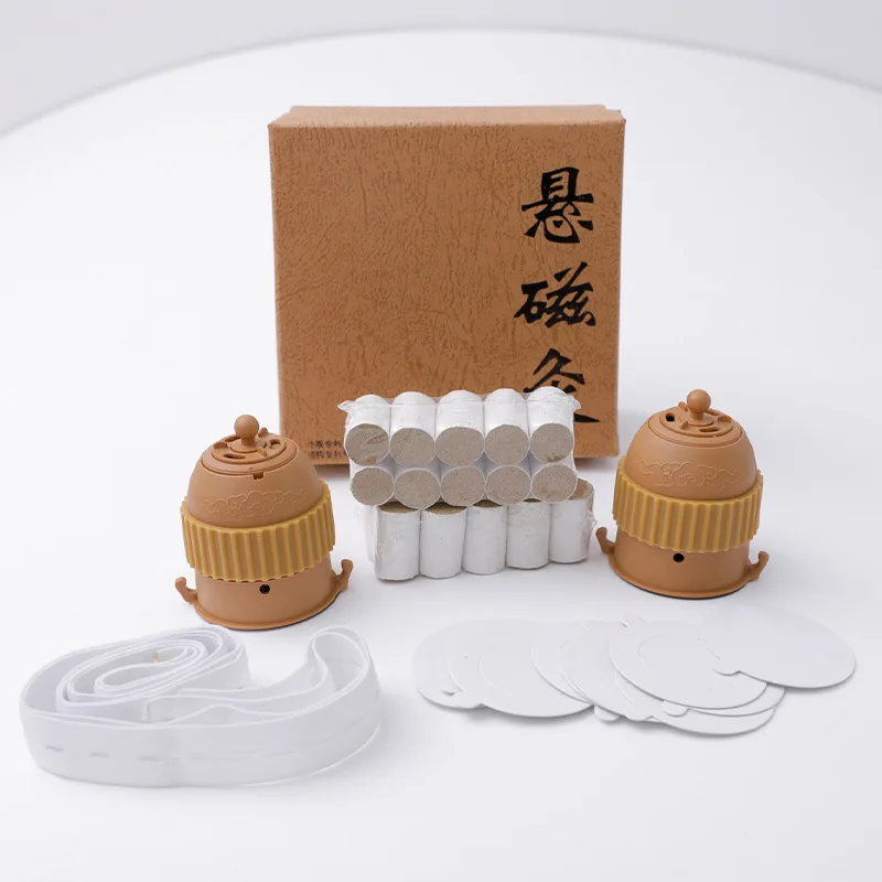 Health care equipments of traditional chinese medicine Moxibustion massager with mini moxa sticks Body warmer moxa device