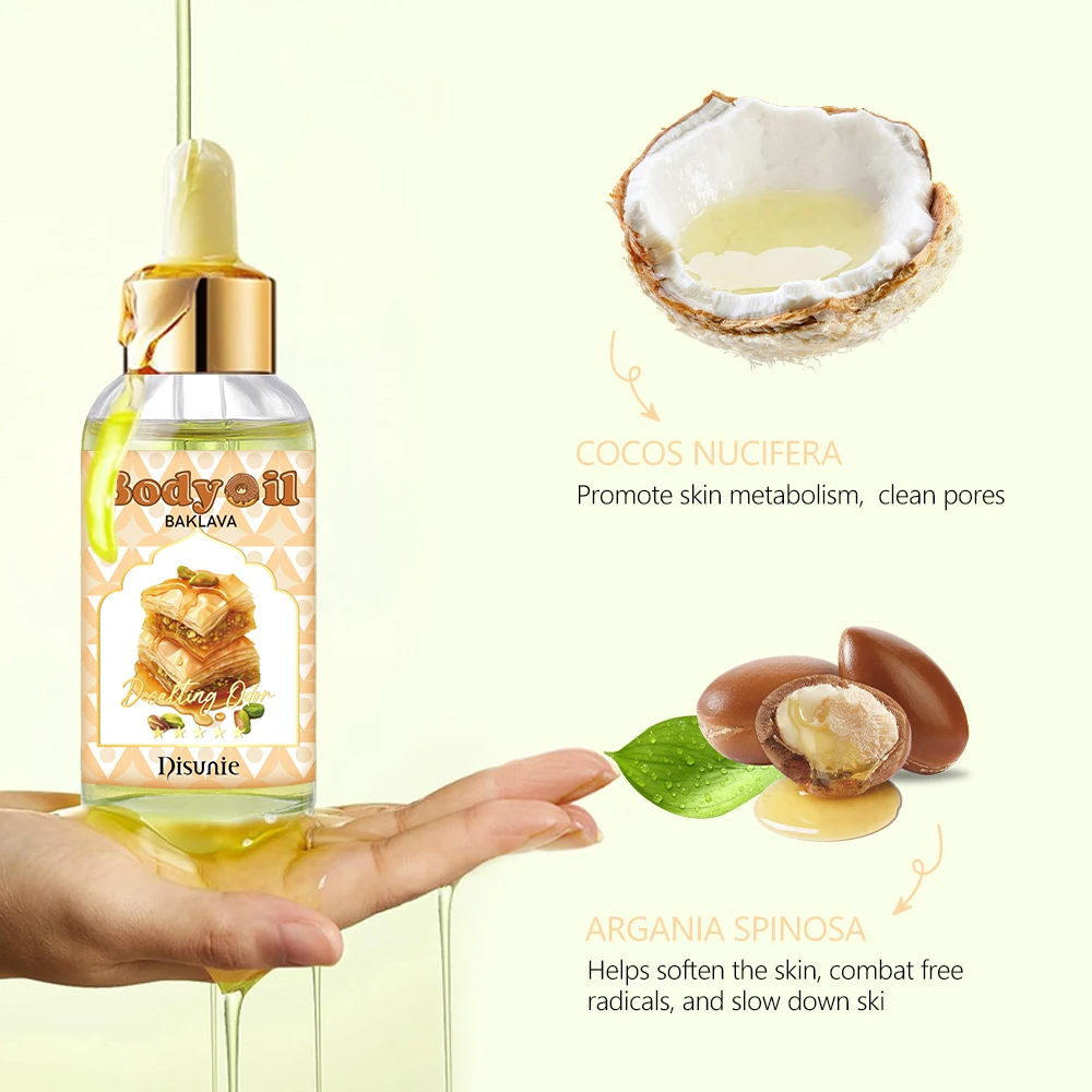 Manufacturer Baklava Fragrance Body Perfume Oil Fragrance Remove Underarm Odor Skin Barrier Repair Skin Lightening Oil