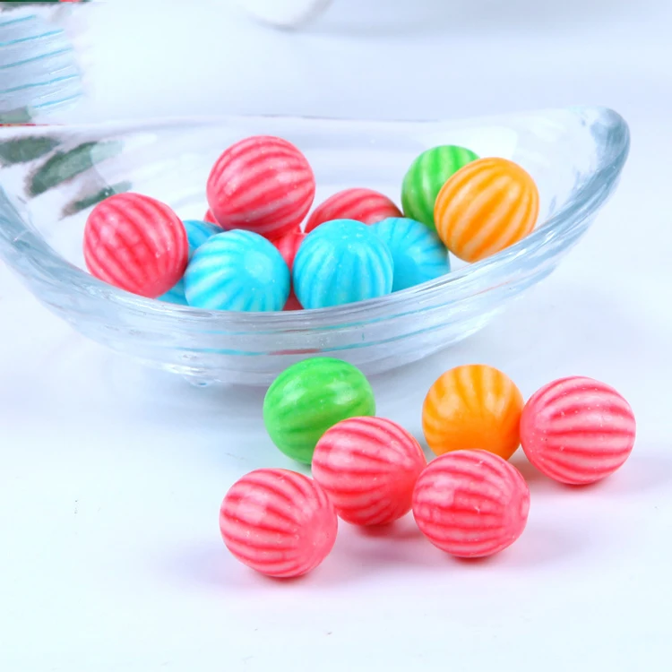 
customized brand logo fruit flavor supper sweet bubble chewing gums with sugar bubble gum 