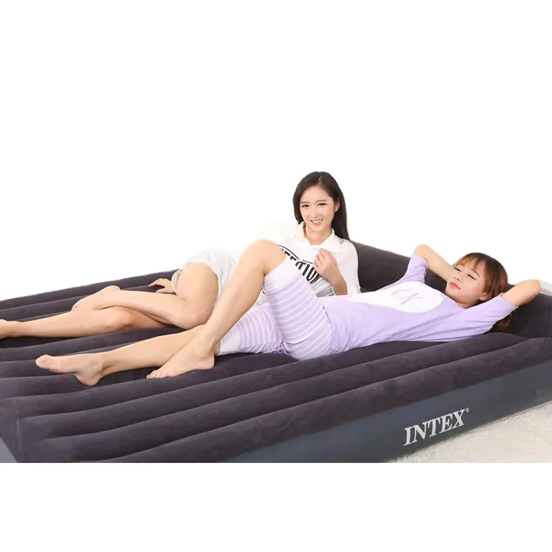 INTEX64731 flocking air mattress portable air mattress inflatable toy home floor mattress