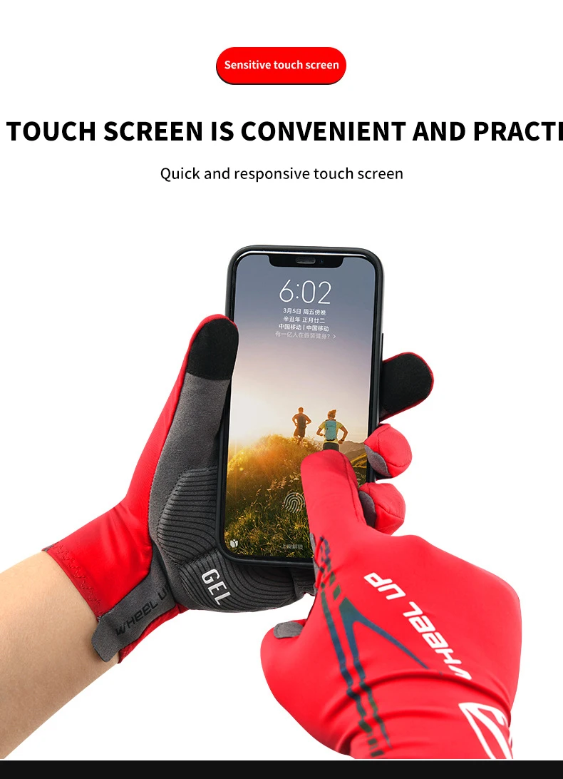 Breathable Best selling cycling race gloves touchscreen full finger bike gloves sweat-absorbing outdoor sports cycling Gloves