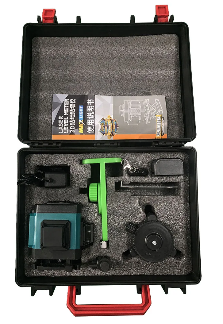 New Products Rotary 12 Lines Green 3D Laser Level