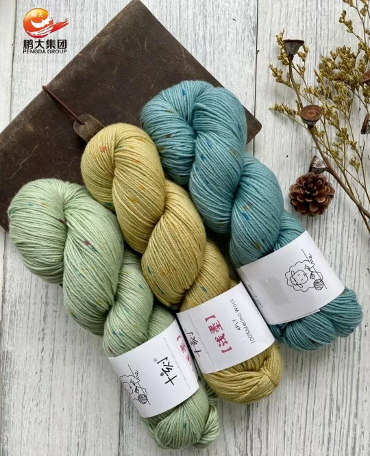 wholesale hand DIY super chunky 100% merino wool yarn for circular knitting