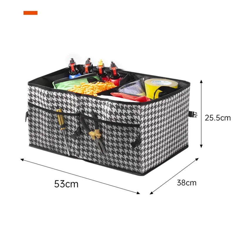 High Quality Waterproof Oxford Collapsible Trunk Storage Organizer for Car