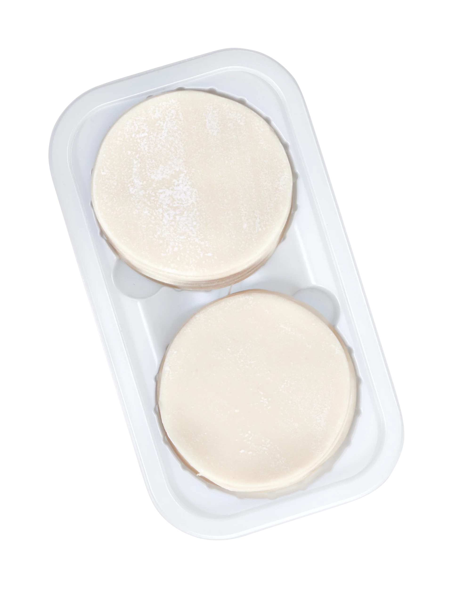 Factory Direct 2 Compartments Dumpling Wrapper Container Tray Blister PP Packaging Box Custom Plastic Packaging for Dumplings