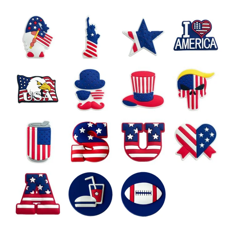 Wholesale Customized High Quality Croc Charms Holle kitty Pattern Soft Pvc Rubber Shoes Charm For Clog Shoes