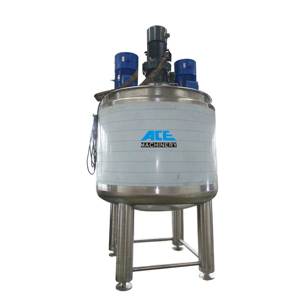 Ace Price Of 1000L Stainless Steel Vertical Liquid Soap Detergent Perfume Mixing / Mix Fuel Tank
