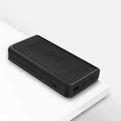 Wholesale Low price big capacity LED display portable mobile charger for laptop wireless power bank pd 100w for smartwatch