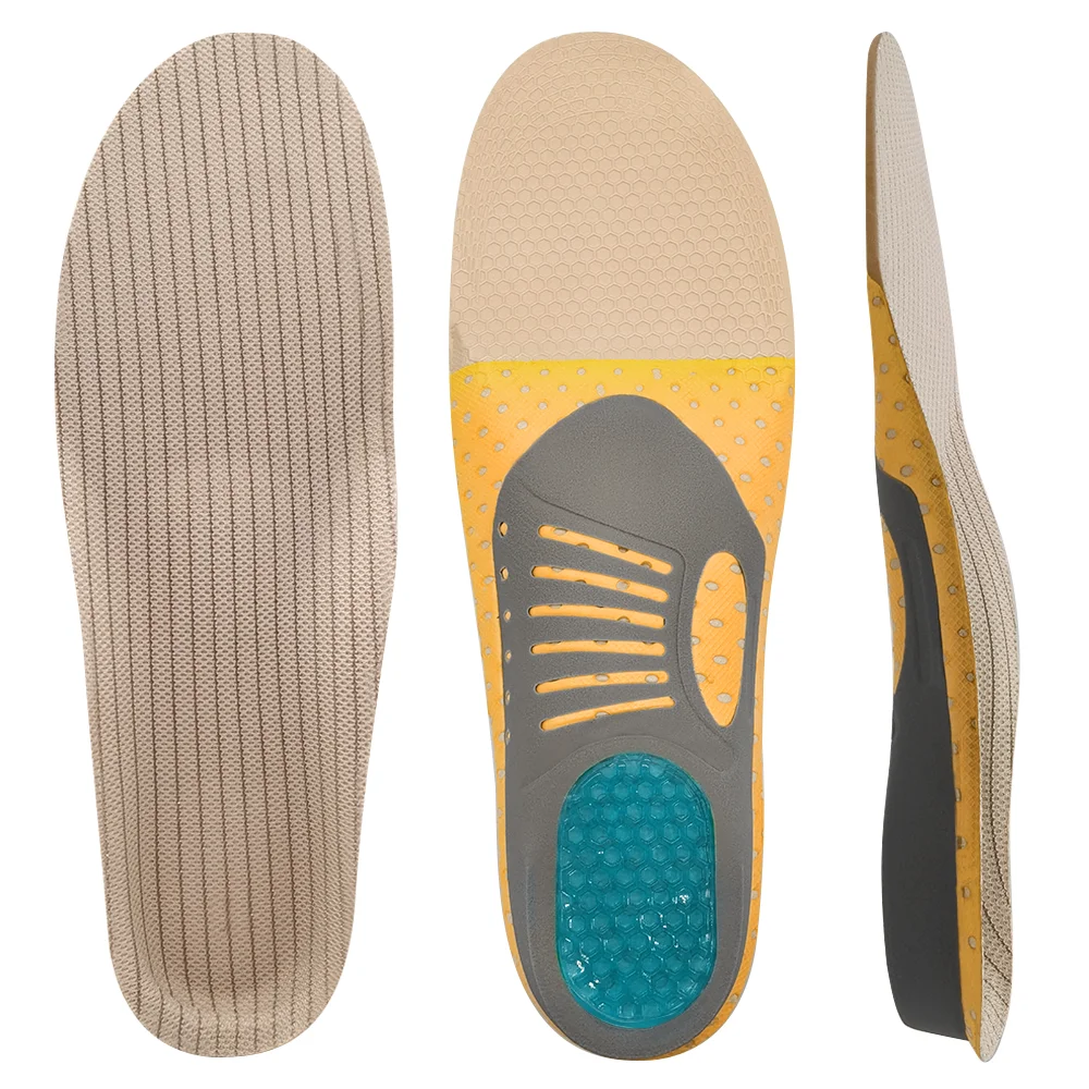 Squash Mesh Plastic Flip Flops Insole Custom Orthotic Arch Shoe Pad Adjustable Size Insoles Walking Shoes Support