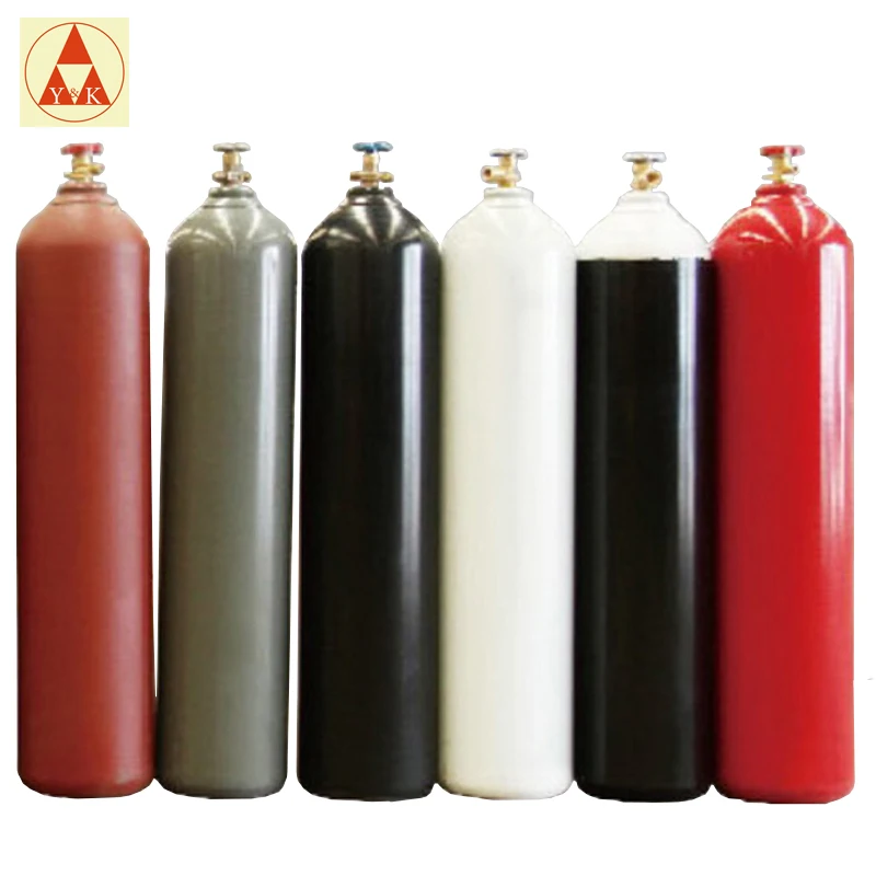 Chinese Manufacturers Provide 40l Oxygen Cylinder Storage of Industrial Gases Empty Tanks of Oxygen Medical Oxygen Bottle