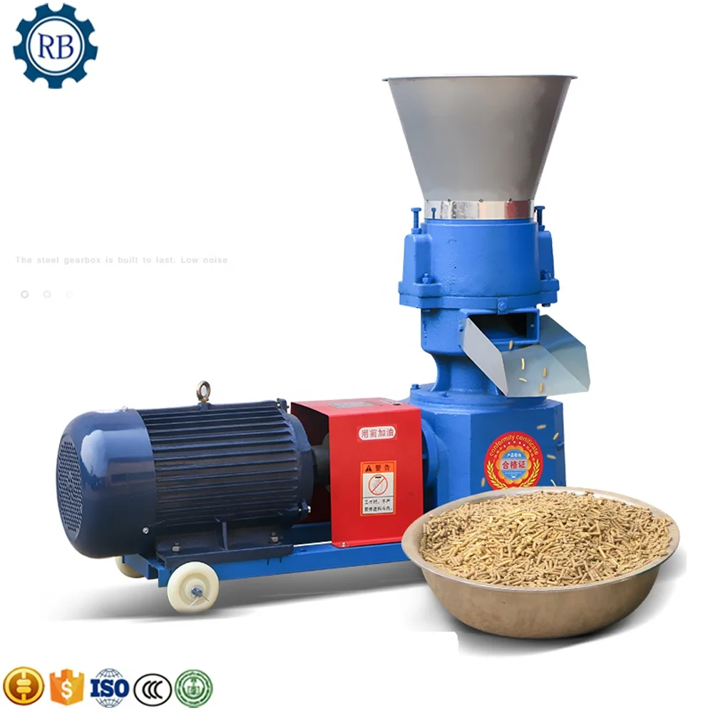 
factory price easy operation biomass wood pellet sawdust/corn/rice husk pellet making machine for animal fodder price 