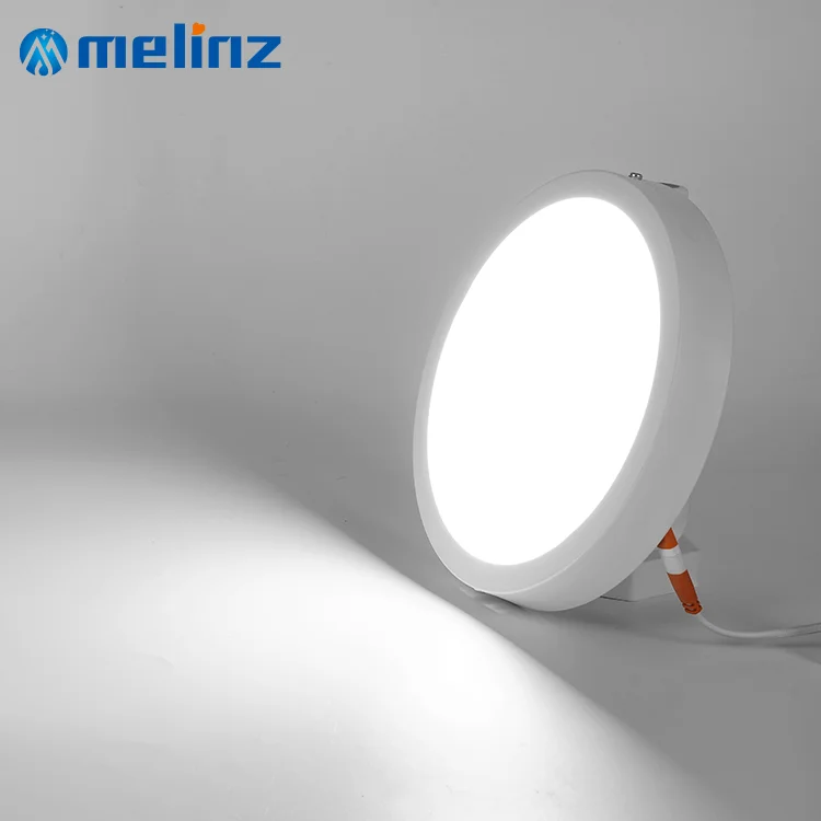 MELINZ оптовая цена Ультратонкий корпус лампы для гостиной внутреннее светодиодное Панельное освещение 6 12 18 24 Вт