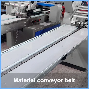 Time Saving Hard Cotton Gummy Candy Horizontal Flow Pack Machine Pillow Wrapping Machine