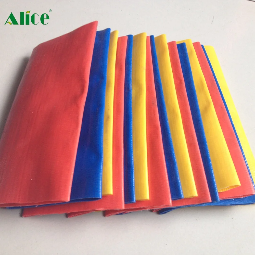 2 3 4 6 8 INCH FARM IRRIGATION WATER DISCHARGE PVC LAYFLAT HOSE PIPE PUMP POOL USED LAY FLAT HOSE