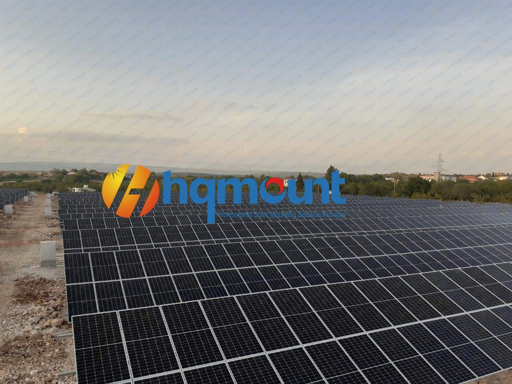 Наземные винтовые сваи для фундамента монтажной солнечной панели фотоэлектрической системы