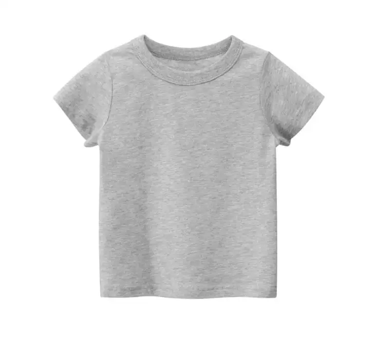 2021 пустая детская футболка с коротким рукавом, рекламная рубашка