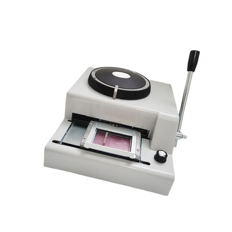 Multifunctional PVC Card Embossing Machine Manual for Plastic Card Coding & Printing