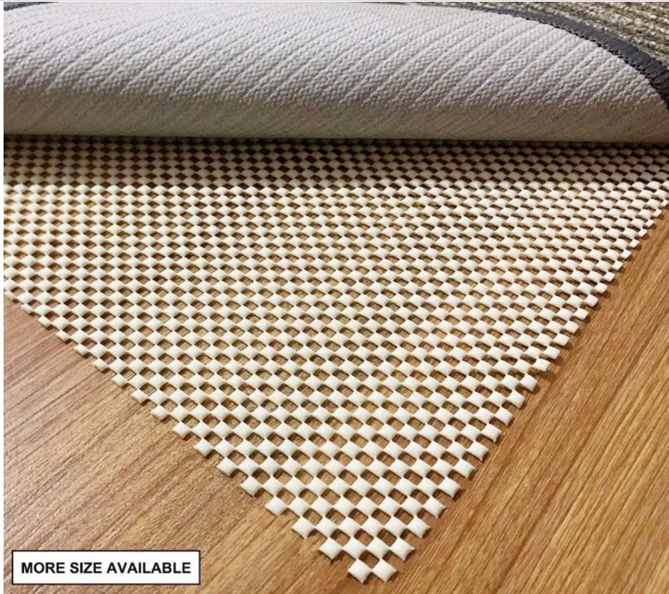 PVC foam non slip grip rug pad anti slip carpet underlay mat /Table Coverer Shelf Liner