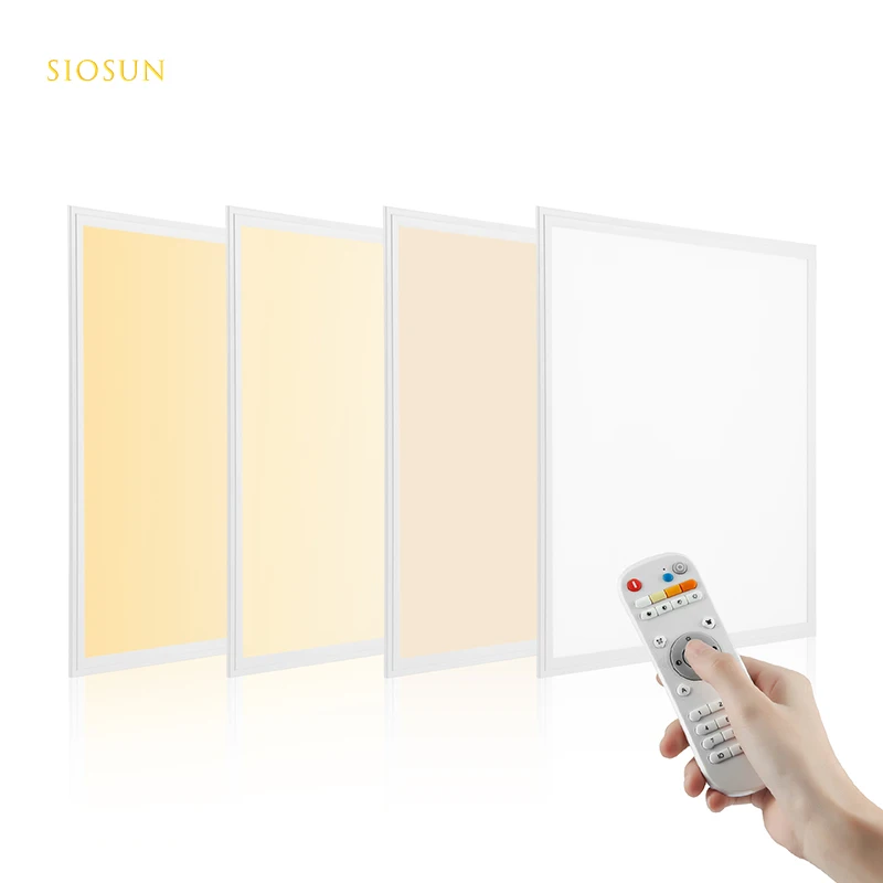 
SIOSUN Free sample factory price 36w 42w Square lighting led panel led lamp Led light cct led panel light 
