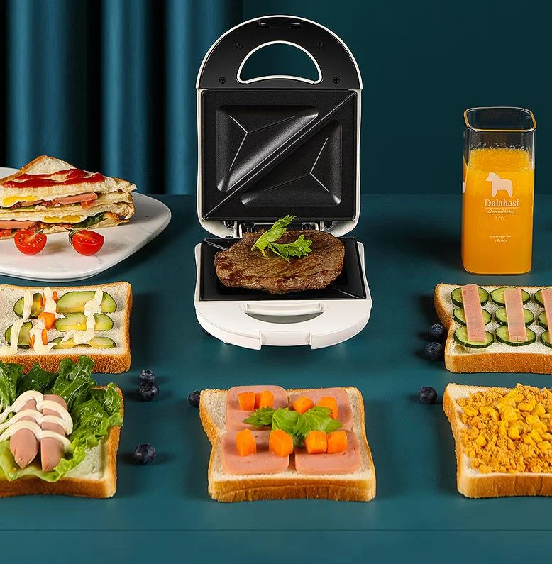 Amazon hot sandwich maker with changeable plates/ 2 slice sandwich makers machine  egg sandwich makers  toaster machine