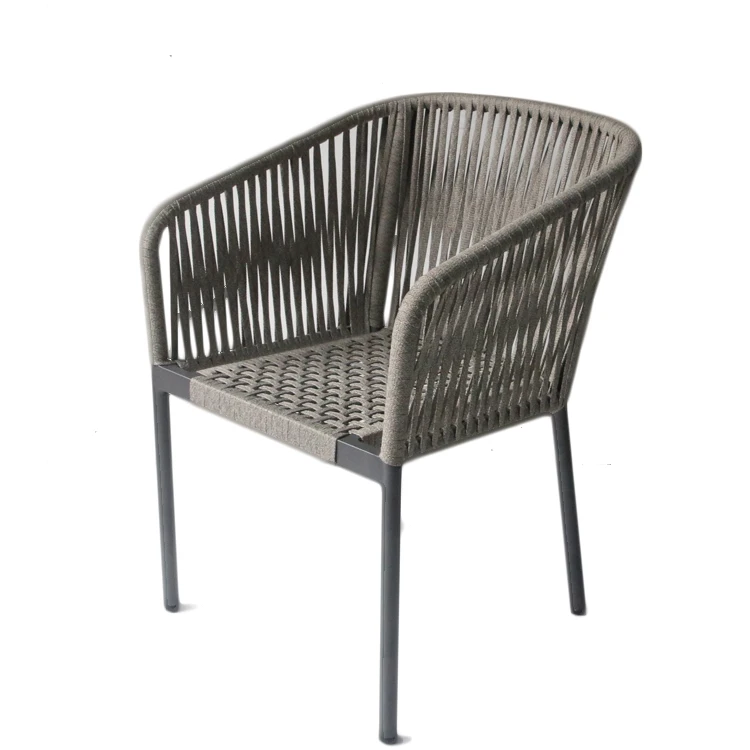 New Design Modern Elastic Woven Rope Garden Chair For Indoor And Outdoor