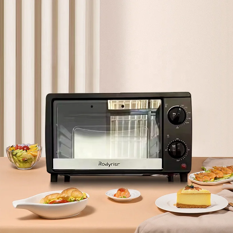 Professional Home Kitchen Countertop Oven Steam Baking Function Mini Electric Multifunction Heat-Resistant Tempered Glass Oven