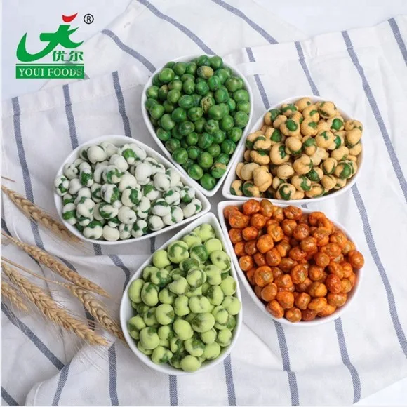 Sriracha Peas, Garlic and Spicy Flavor Pea Snacks