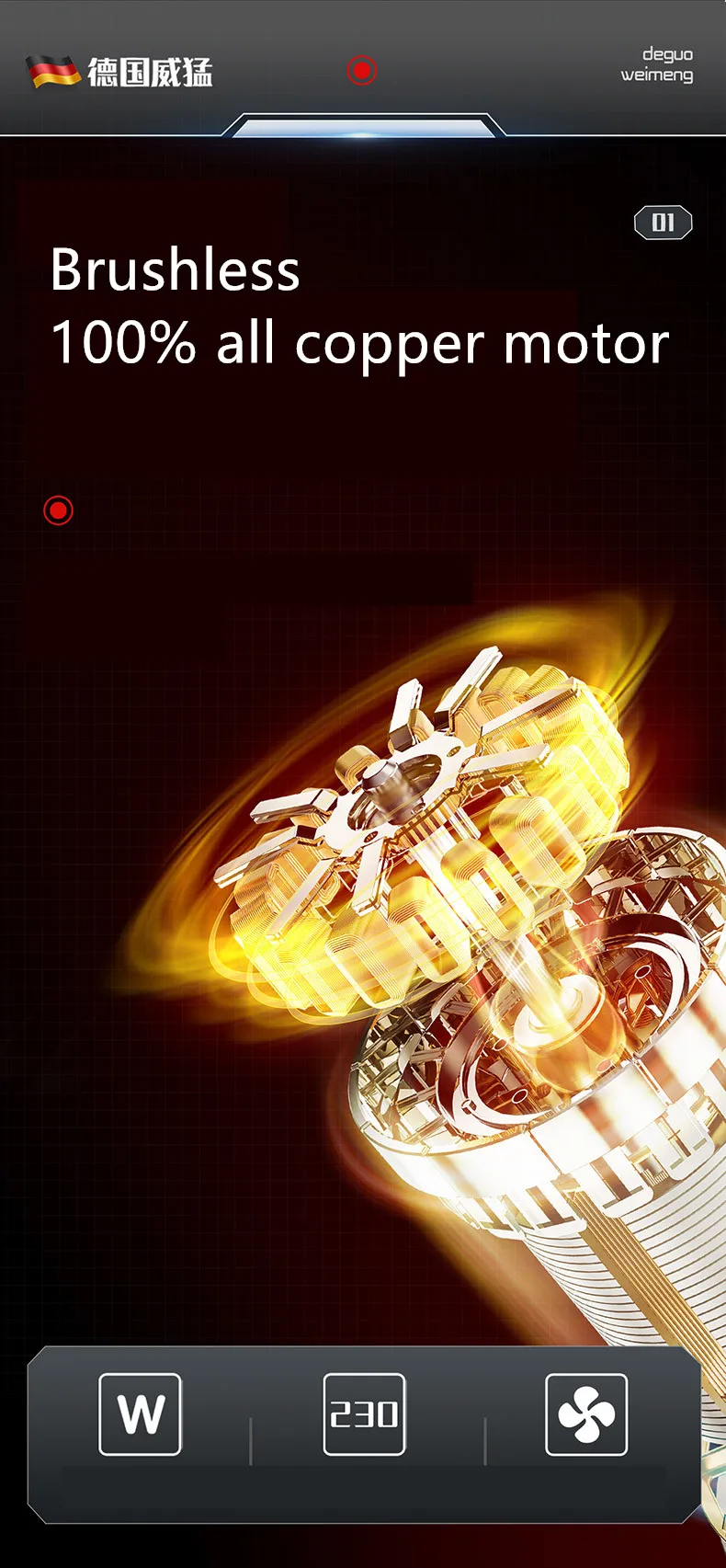 WHAMX 650W 21V 5A 6CM SK5 brushless cordless pruning shears battery