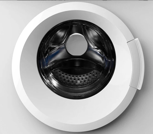 8kg Front loading Washing Machine with glass window Door white silver color Fully Automatic Front Loading Washing Machine