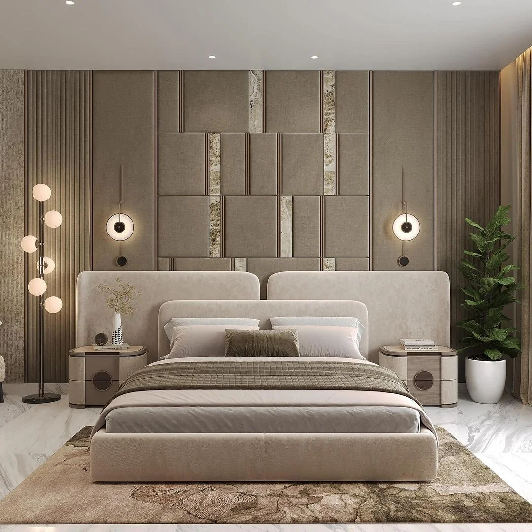 Hampton Inn Scenic Scheme 2024 Hotel Furniture for Guest Room Modern Design Bedroom Sets Furniture Hotel