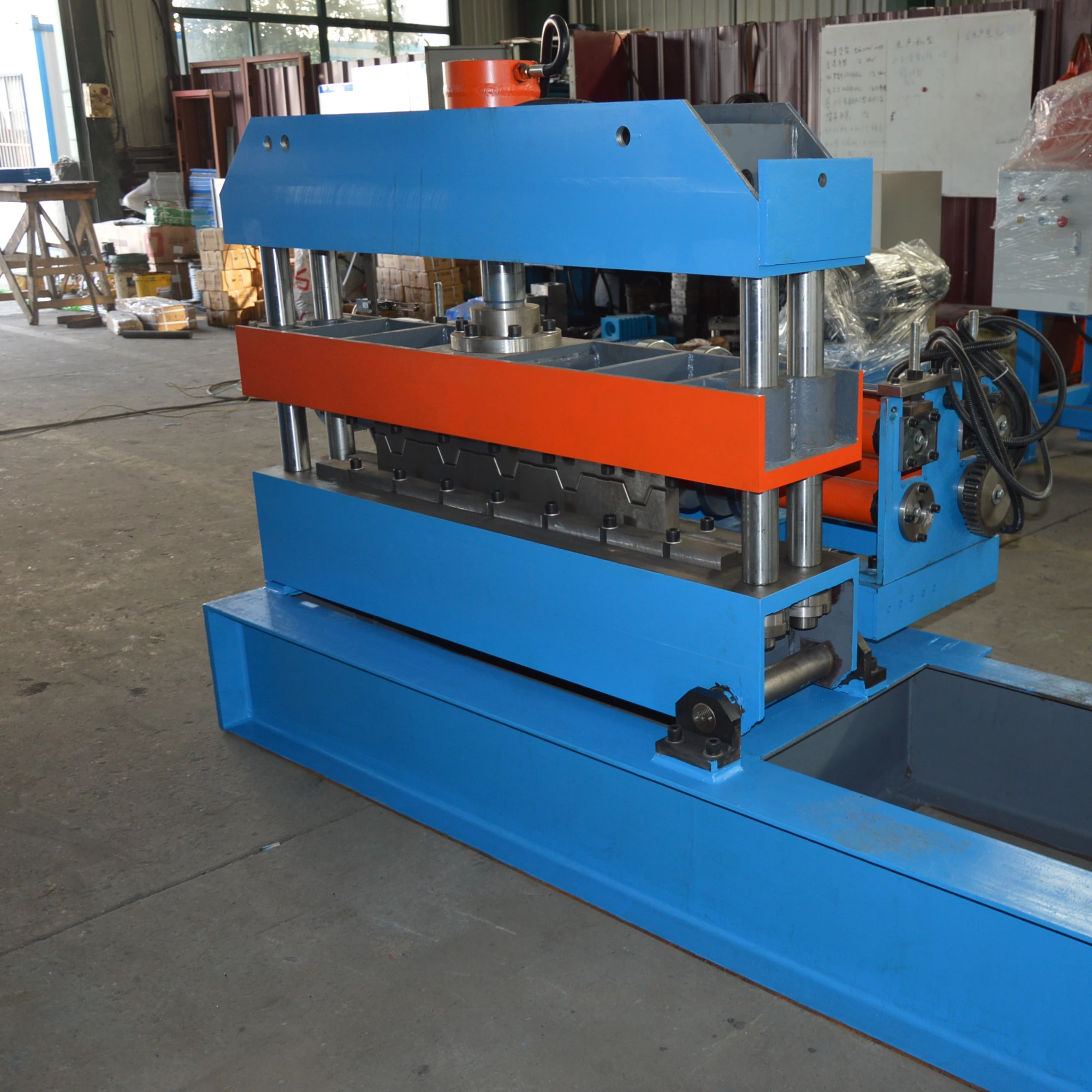 Steel Metal Sheet Crimping Roof Panel Crimping Curving Machine Roof And Wall Panel Steel Crimping Machine