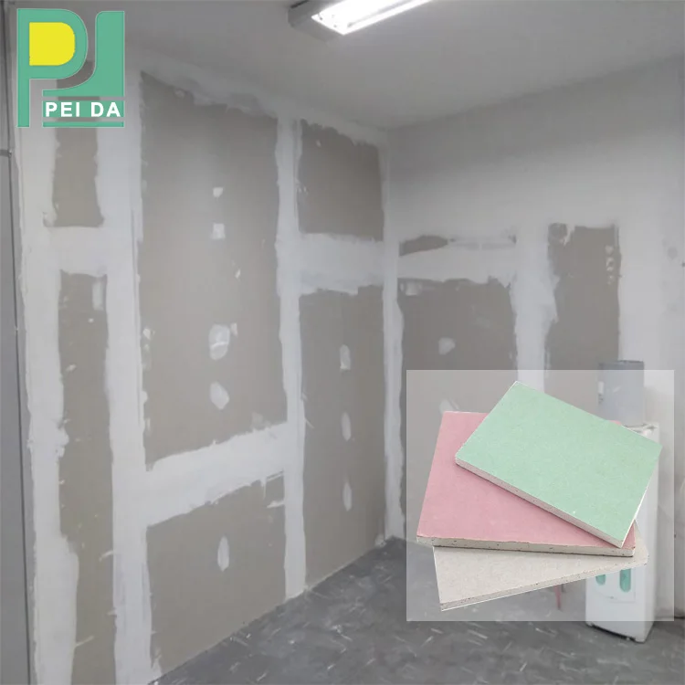 House Building Materials Drywall Gypsum Board Plasterboard Easy To Instal