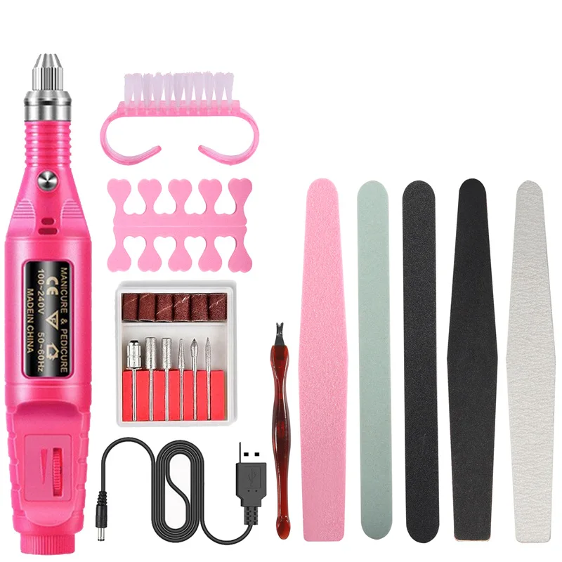 Wholesale Professional Nail Art Tool Polisher Nail Kit Machine Salon Portable Nail Drill