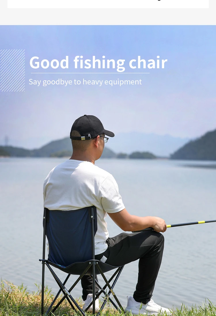 Portable Travel Folding Chair Ultralight High Load Outdoor Camping Chair for Beach Hiking Picnic Seat Fishing Tool Fold Chair
