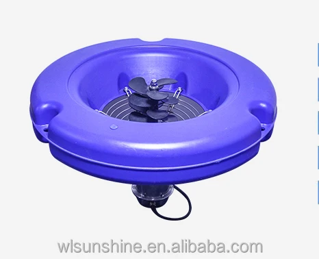 1.5 kw 220 60 hz  Stainless Steel Wave Surge Splash Floating Aerator Fountain Water Pump For Fish Farm