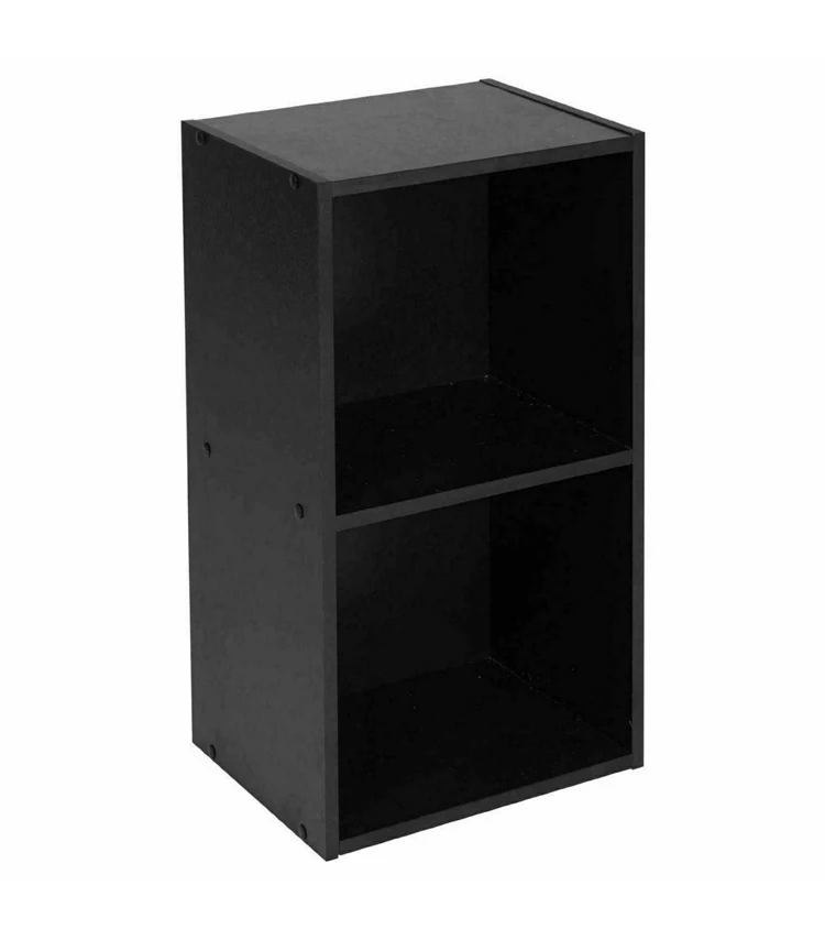 New Cube 2 3 4 Tier Wooden Bookcase Storage Shelf Bookshelf For Home Office