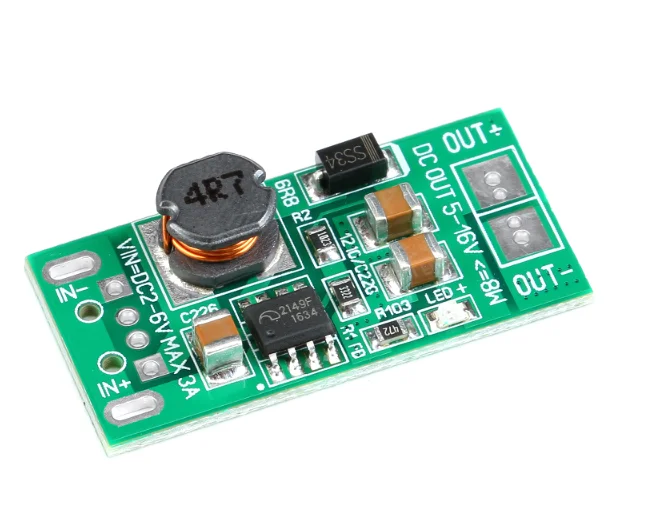 USB pad для D извлечения 2 54 низковольтный модуль регулятора высокой мощности 8W 5V ~ 12V/16V