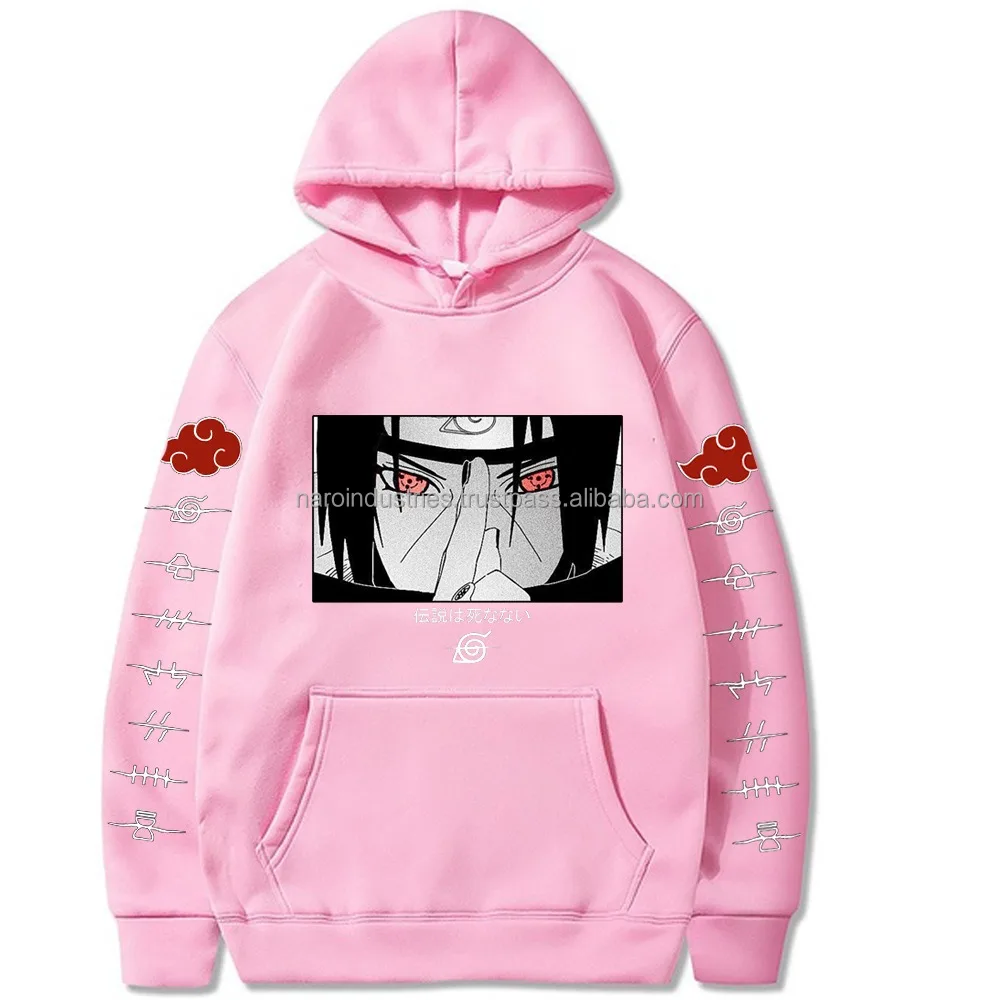 
Hot Selling Customized Naruto Design Pattern Unisex Sweatshirt Top Hoody Plus Size Fleece Casual Wear Hoodies 