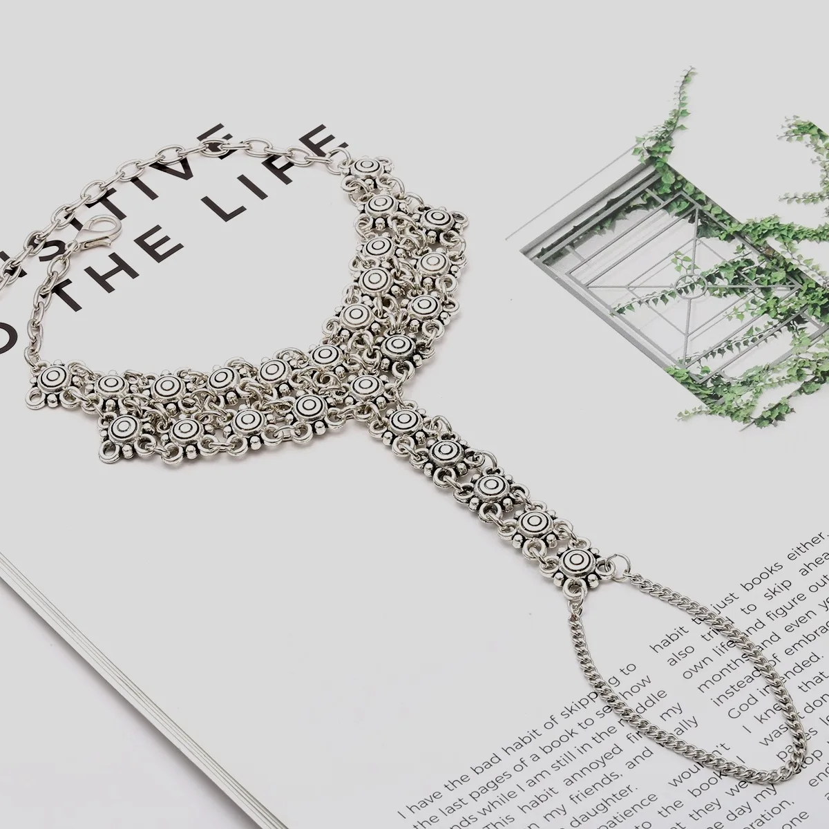 Ladies Body Women New Metal Beach Fashion Sexy Slave Jewelry Vintage Boho Anklet Foot Chain For Girls With Toe Ring