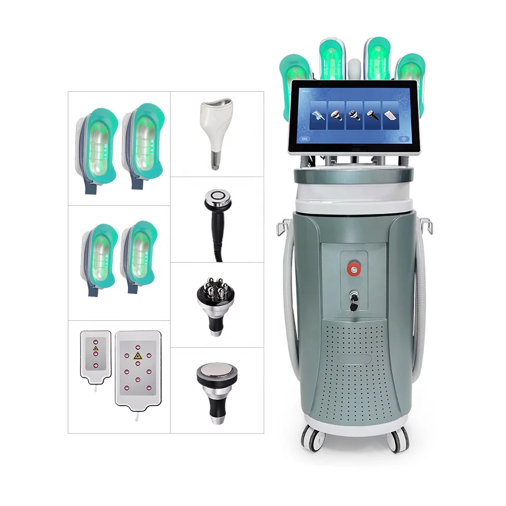 9 IN 1 Multifunctional Body Slimming 360 Cryotherapy Cool Tech Sculpting Body Contouring Fat Reduction Machine for Sale