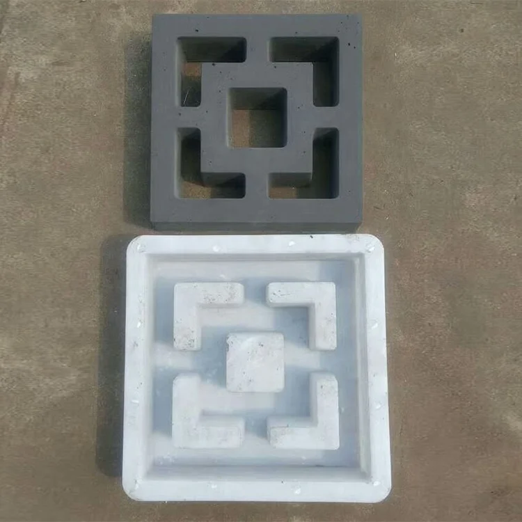 rubber Paver mold concrete interlock tile molds